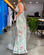 HILDA - VESTIDO JARDÍN CELESTE