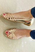 Leonora | Sandalias Doradas Luce