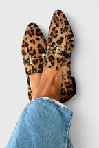Nina | Mocasines de Estampado de Leopardo