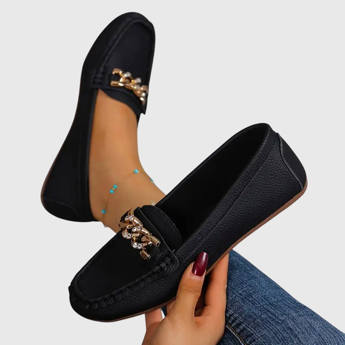 Cora | Mocasines en Tonos Discretos