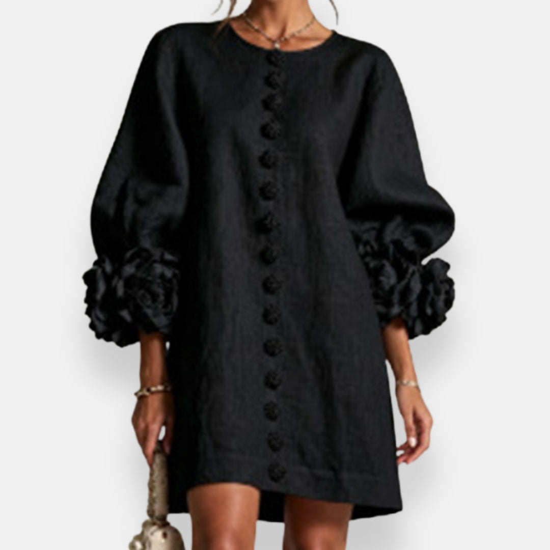 Marcelle | Vestido Floral con Relieve