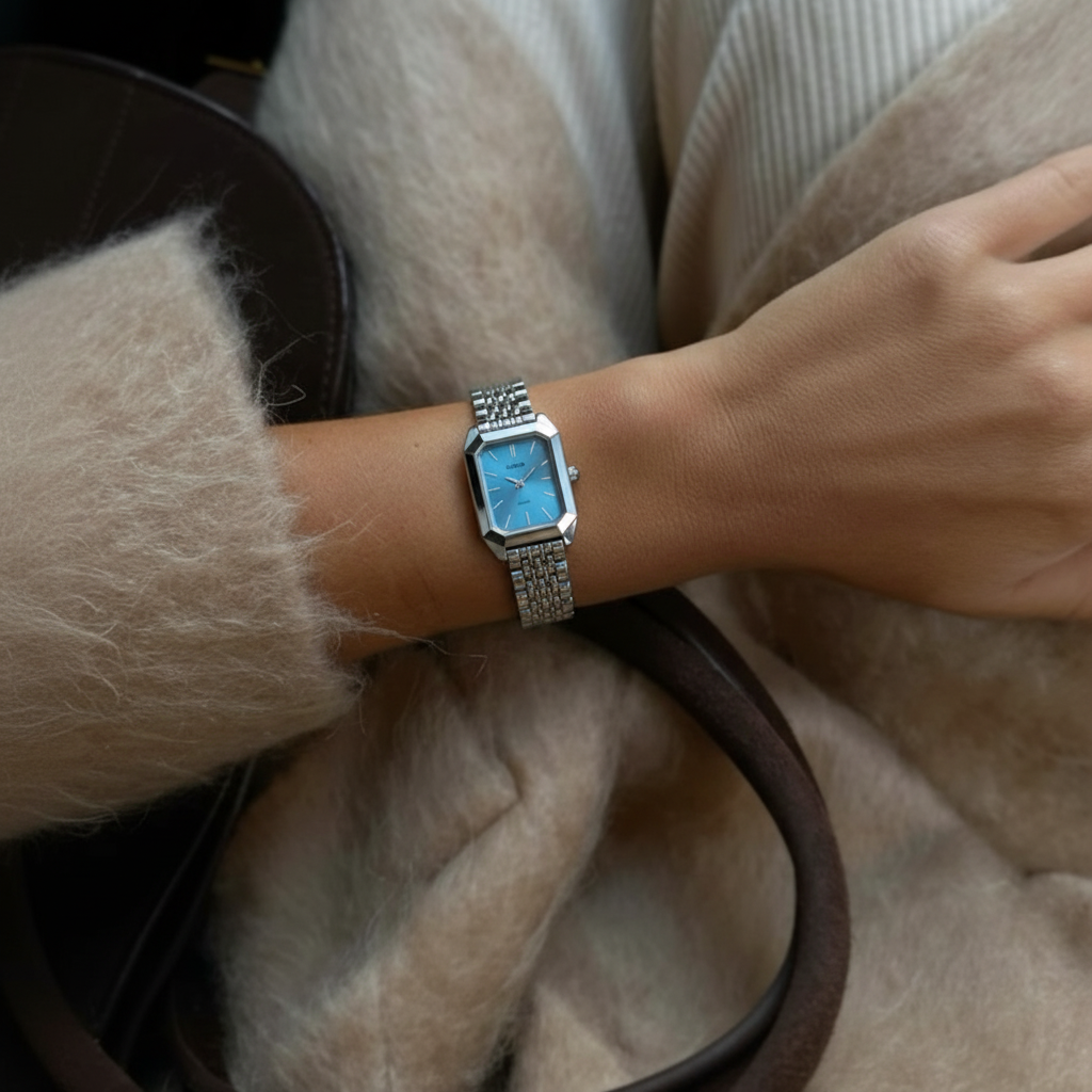 RELOJ DE PULSERA VINTAGE PARA MUJER EN ACERO INOXIDABLE