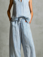 Livia | Conjunto de Palazzo a Rayas
