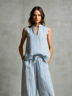 Livia | Conjunto de Palazzo a Rayas