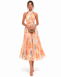 Aurora | Vestido Maxi de Cuello Halter