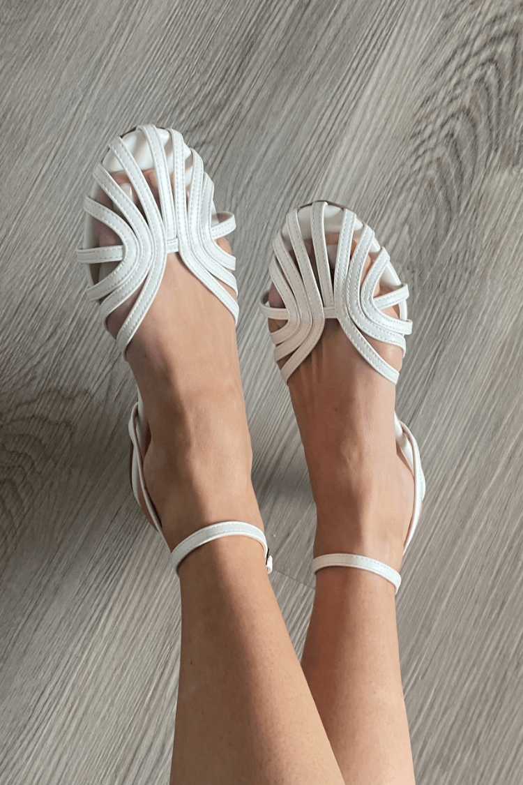 Vittoria | Sandalias con Joyas de Oro