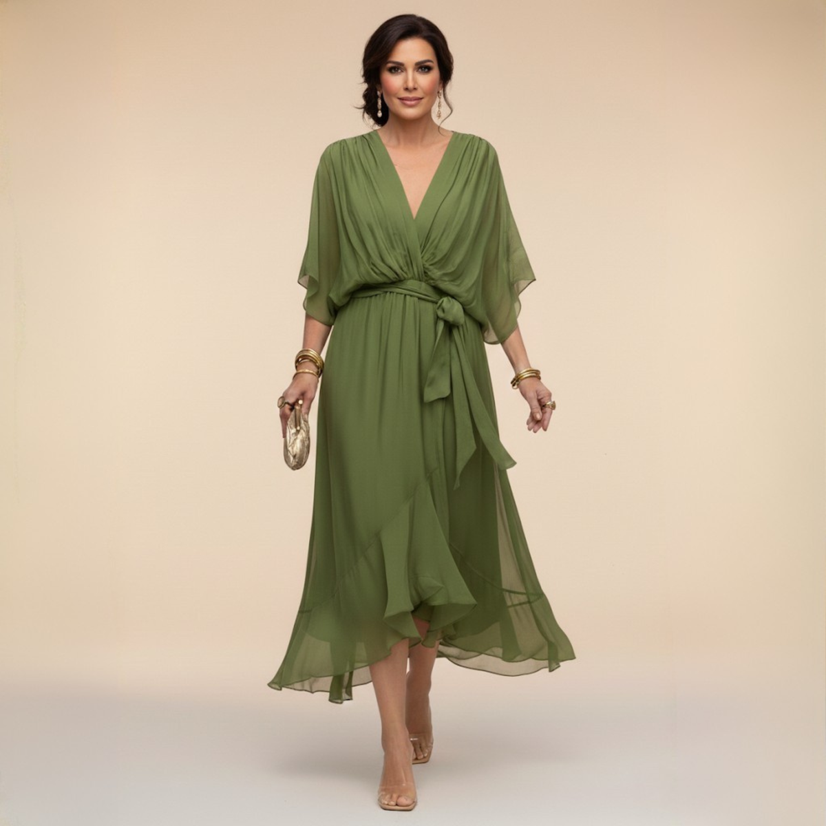 Marta | Vestido de Cuello en V