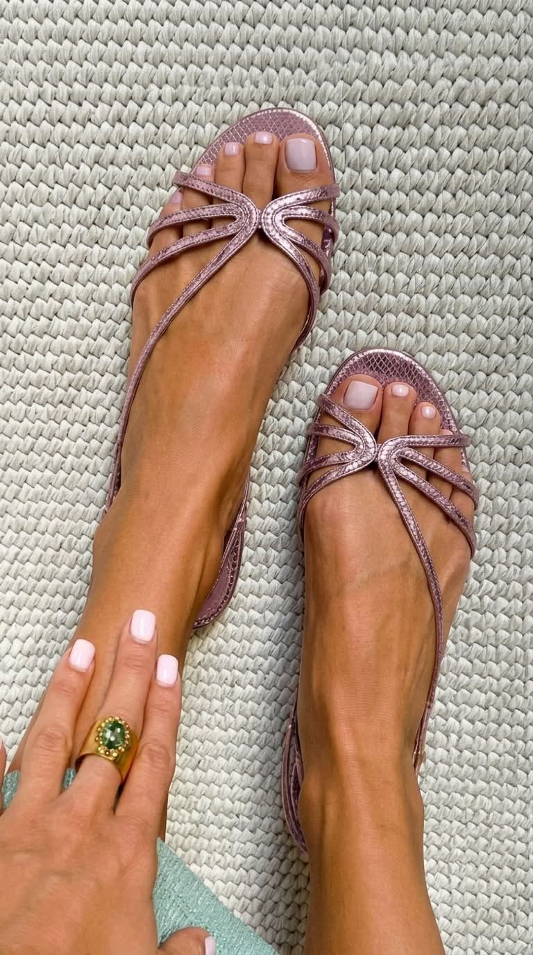 Ginevra | Elegantes Sandalias Doradas