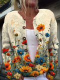 Tansy™ | Cárdigan con estampado floral vintage