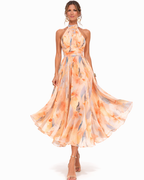 Aurora | Vestido Maxi de Cuello Halter