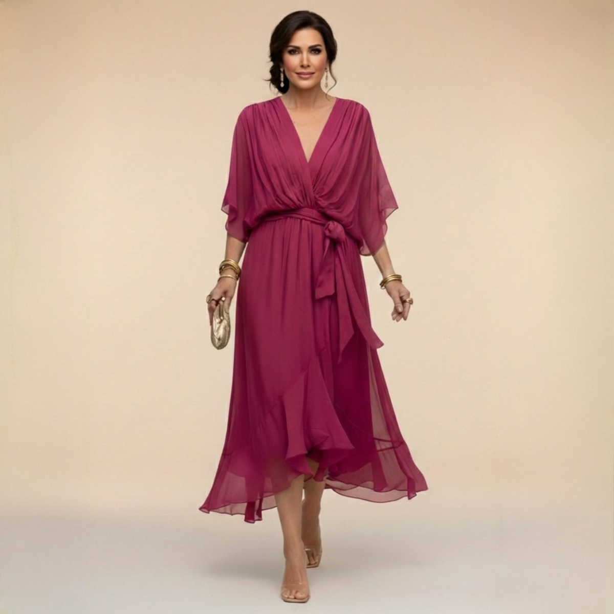 Marta | Vestido de Cuello en V