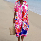 Amara | Vestido de Verano Tie & Dye de Colores Vibrantes