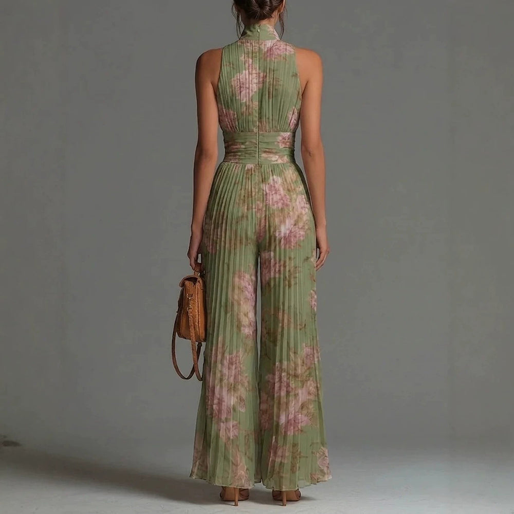 Sofia - Mono Plisado de Gasa Floral