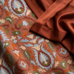 Aura | Vestido largo estampado con chaleco a juego