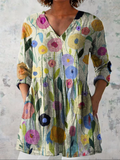 Louise | Blusa larga de cuello en V