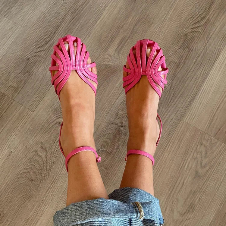 Vittoria | Sandalias con Joyas de Oro