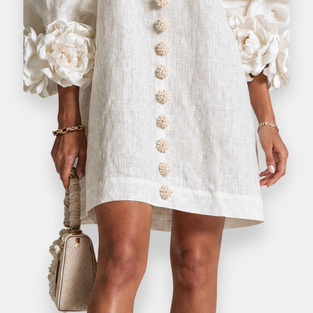 Marcelle | Vestido Floral con Relieve