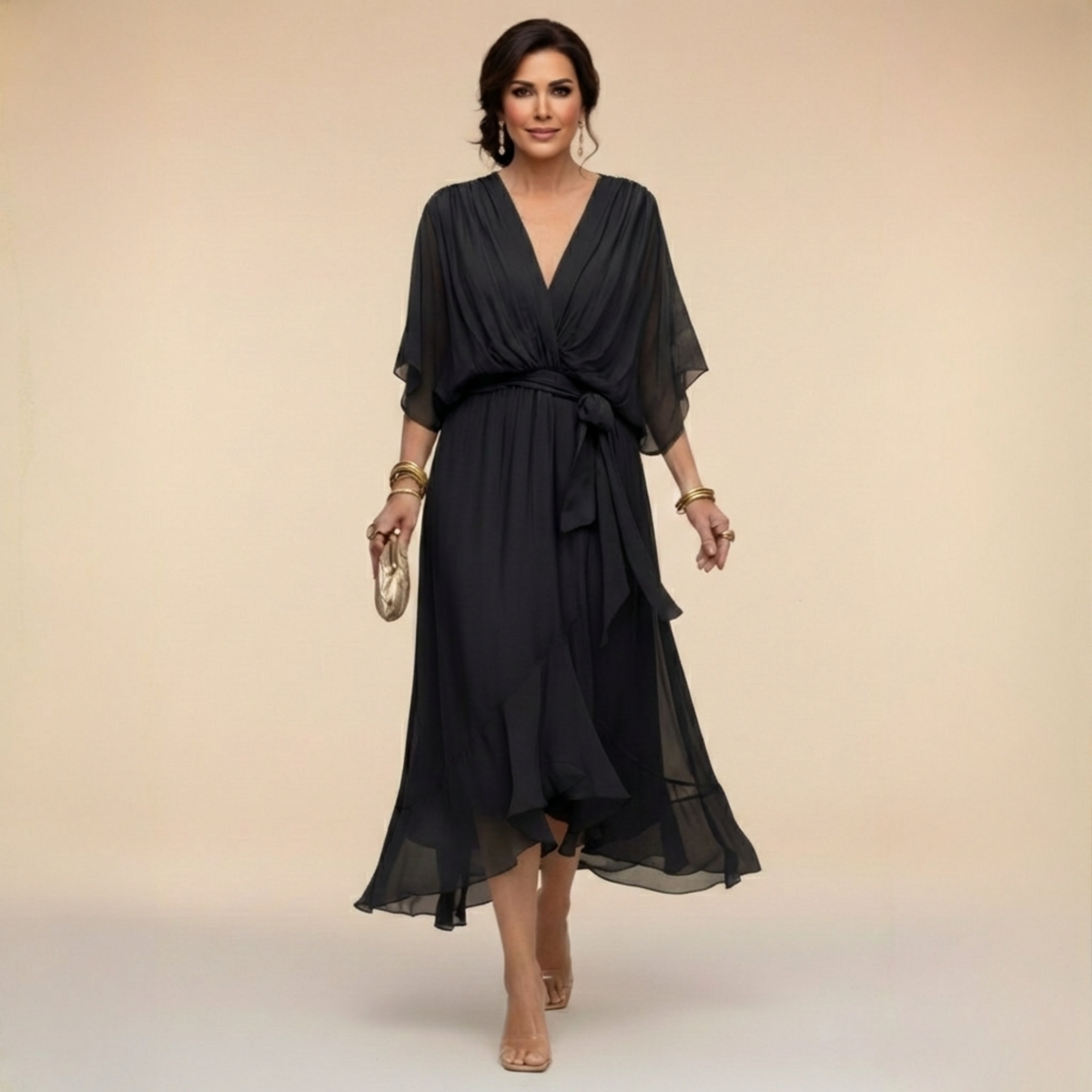 Marta | Vestido de Cuello en V