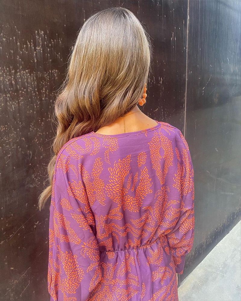 Celeste | Vestido midi de elegancia floral