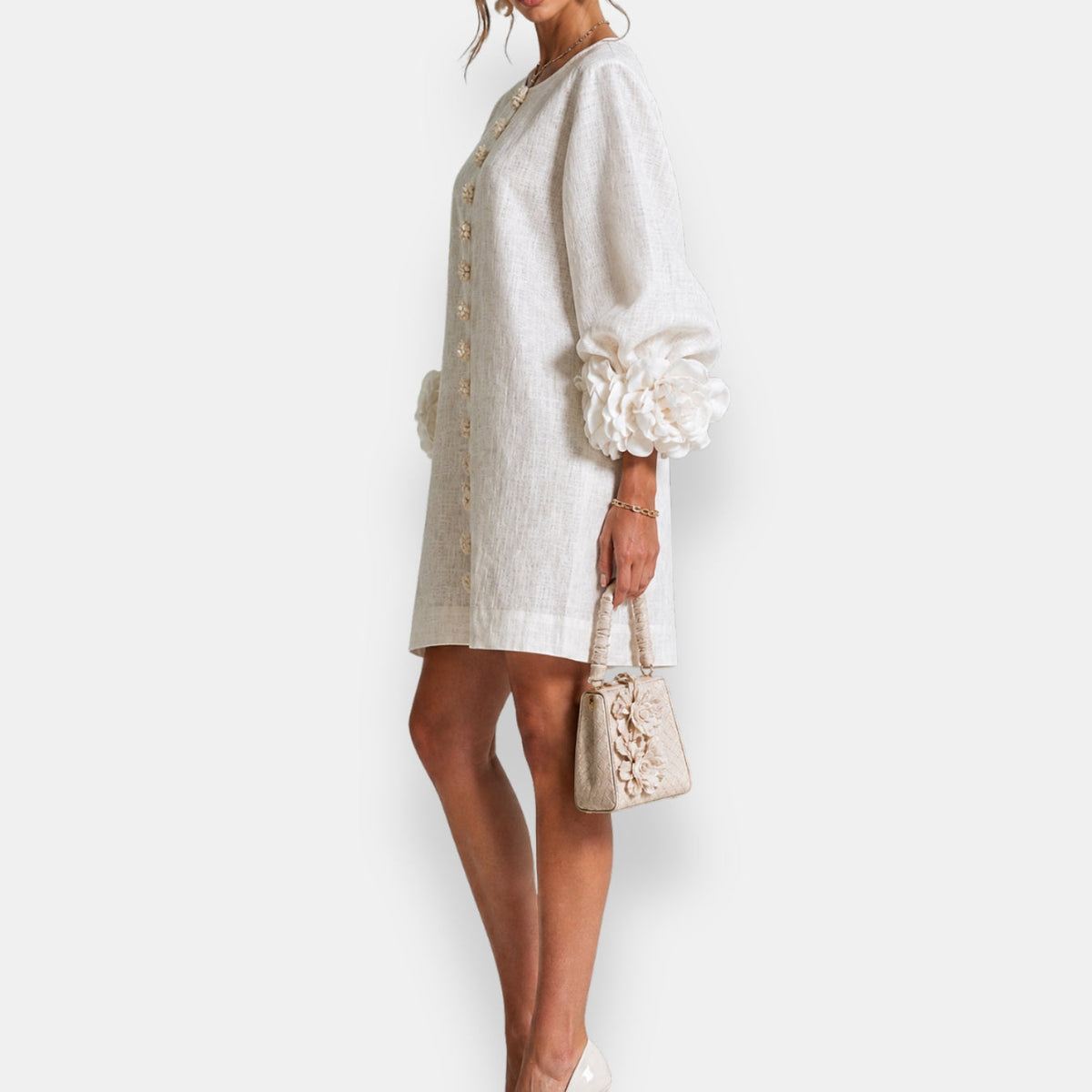 Marcelle | Vestido Floral con Relieve