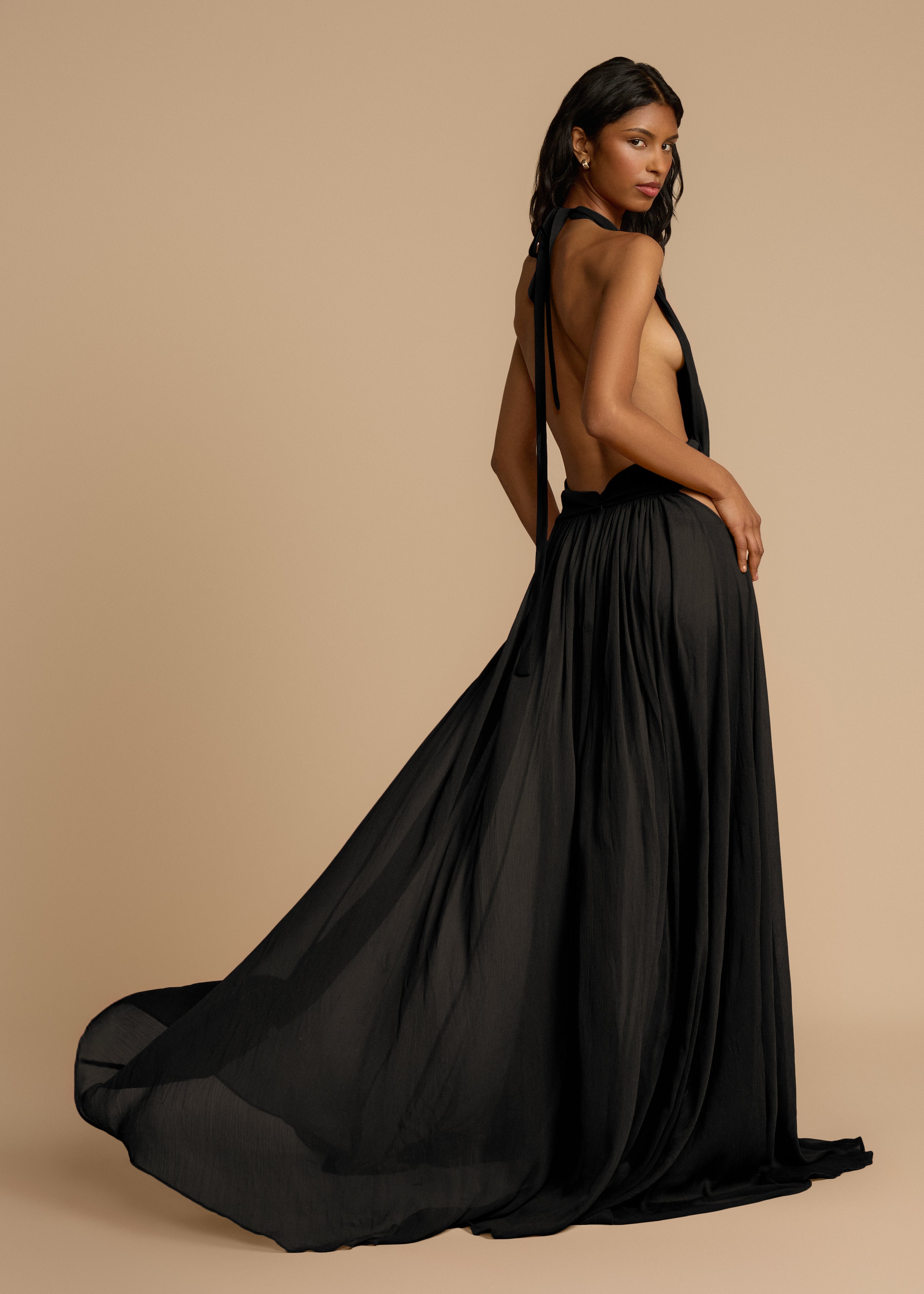 VESTIDO FLORENCIA NEGRO