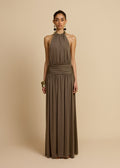 VESTIDO SANTINA CAQUI