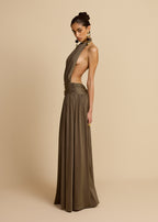 VESTIDO SANTINA CAQUI