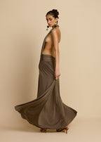 VESTIDO SANTINA CAQUI