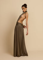 VESTIDO SANTINA CAQUI