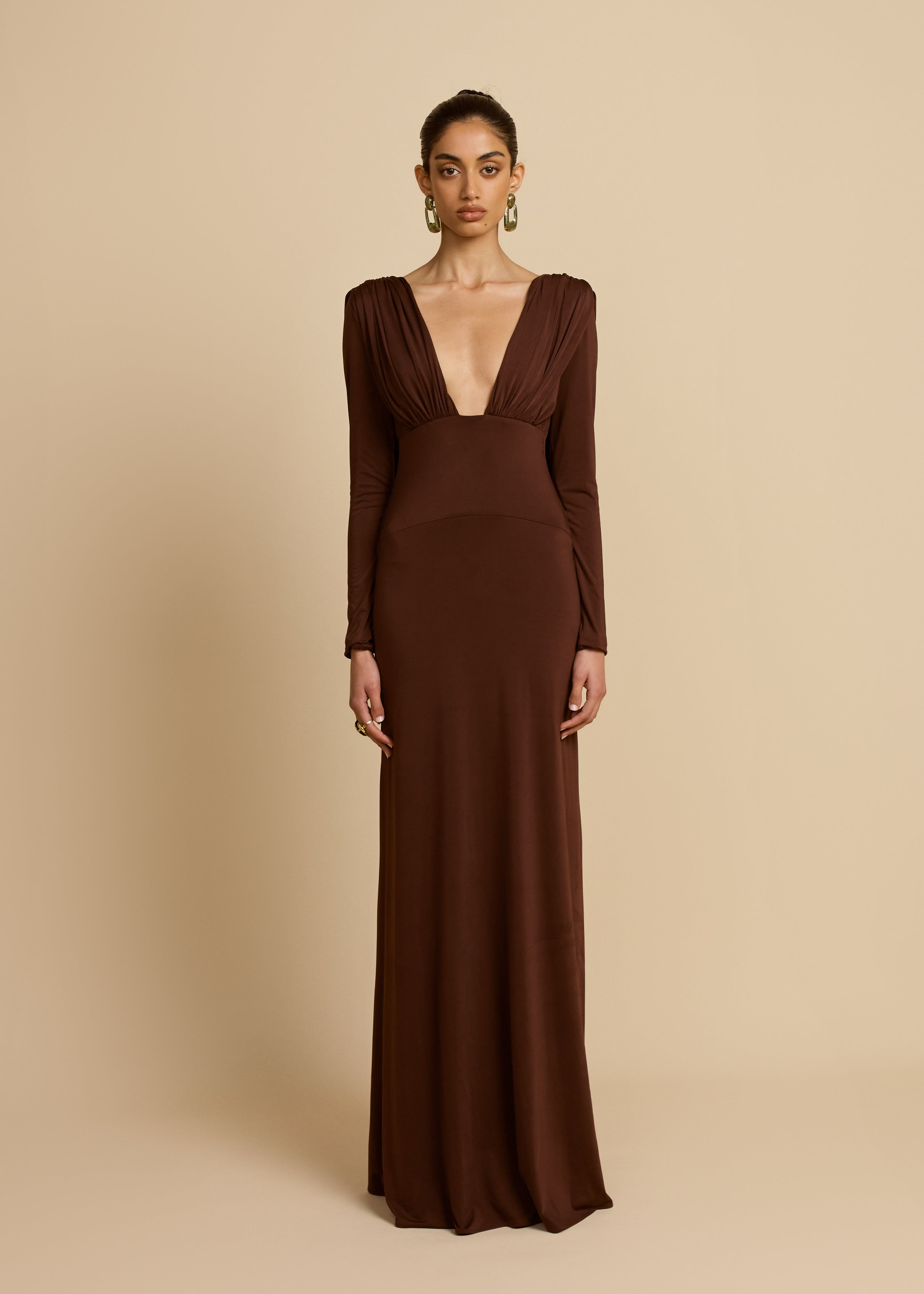 LUCIA VESTIDO DE CACAO