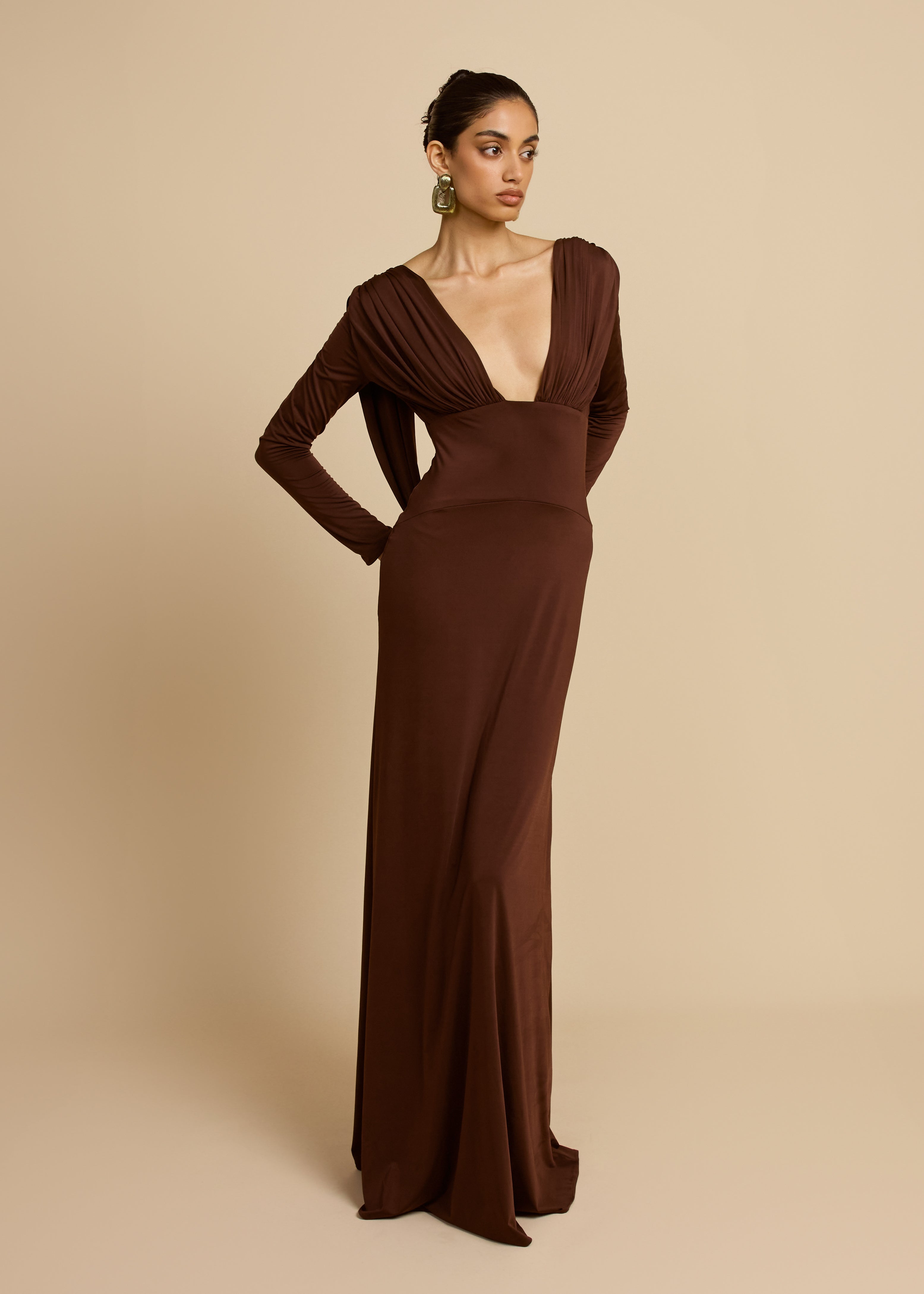 LUCIA VESTIDO DE CACAO