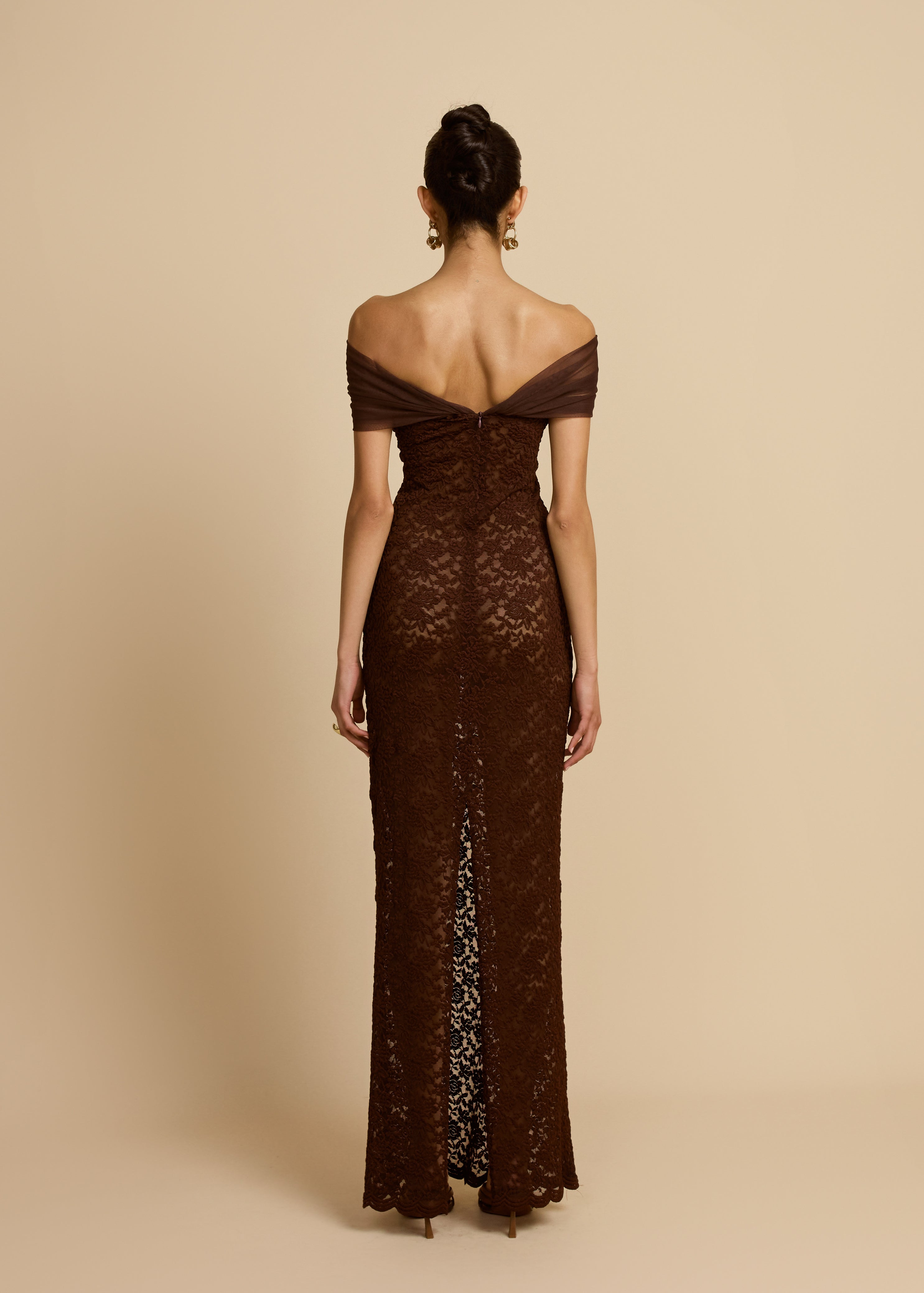 VESTIDO MILÁN DE CHOCOLATE