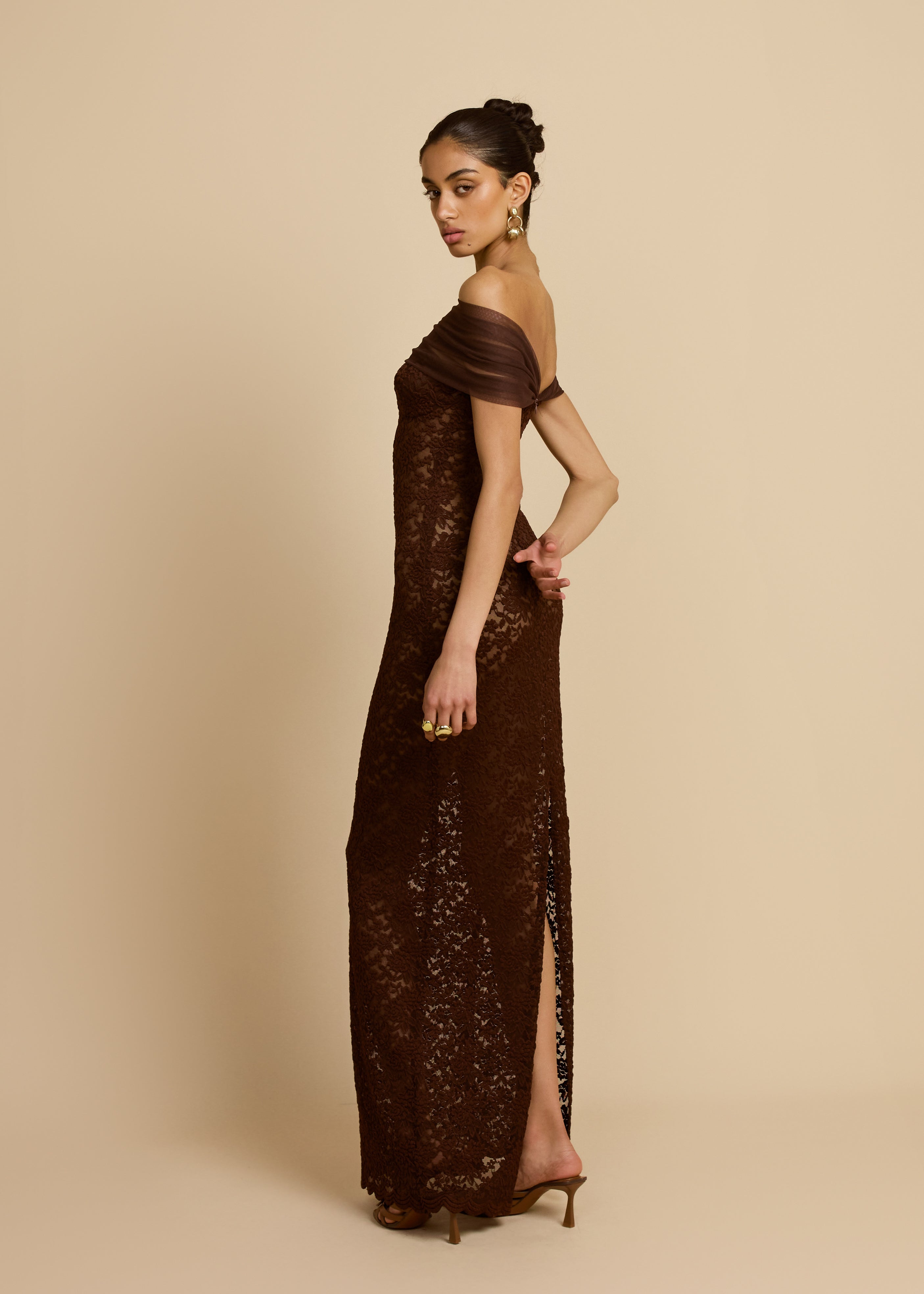 VESTIDO MILÁN DE CHOCOLATE