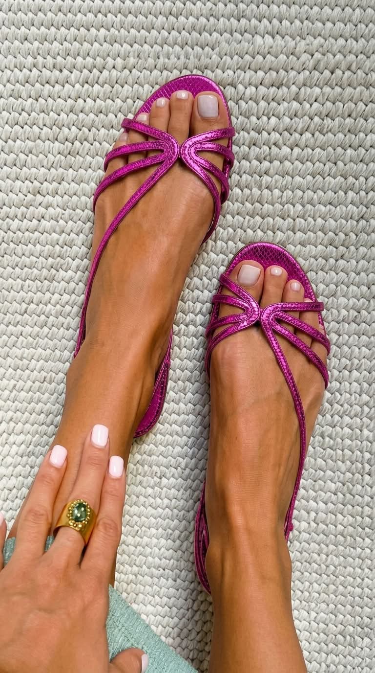 Ginevra | Elegantes Sandalias Doradas