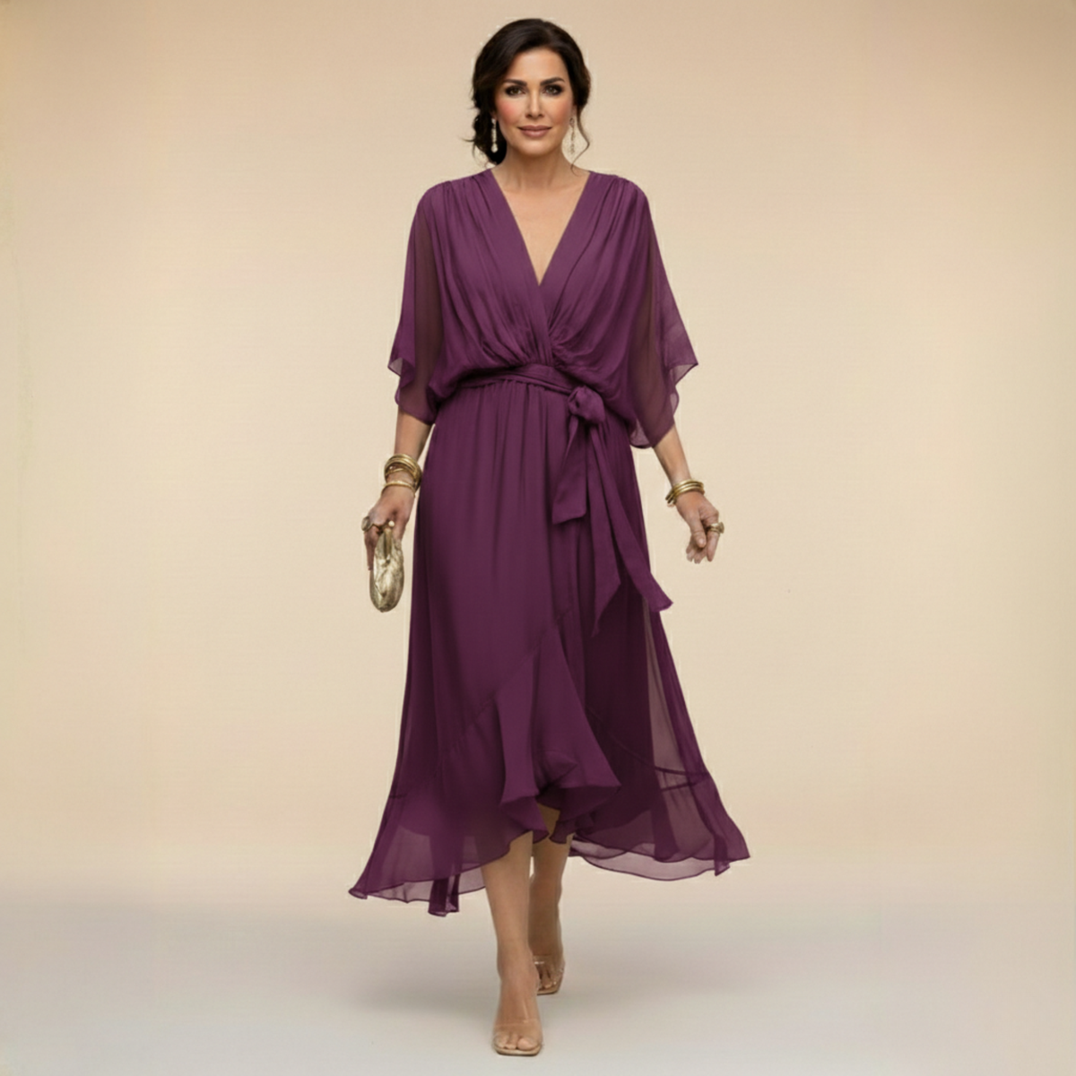 Marta | Vestido de Cuello en V