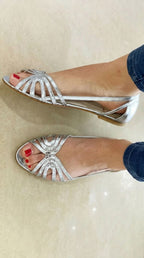 Leonora | Sandalias Doradas Luce