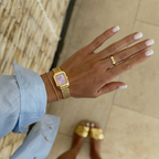 RELOJ DE PULSERA VINTAGE PARA MUJER EN ACERO INOXIDABLE