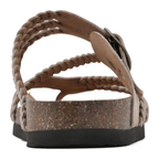 SANDALIAS DE CORCHO TEJIDO