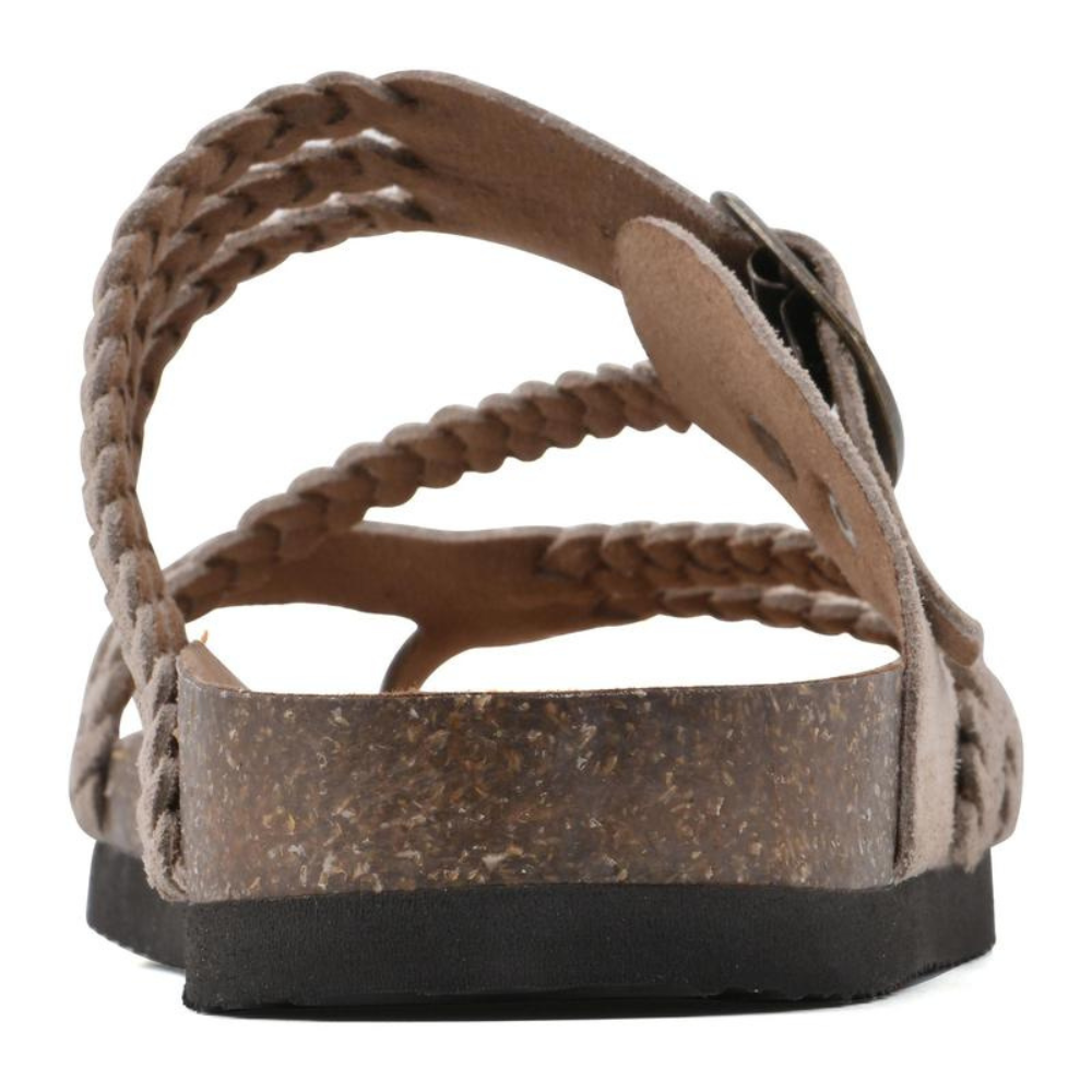 SANDALIAS DE CORCHO TEJIDO