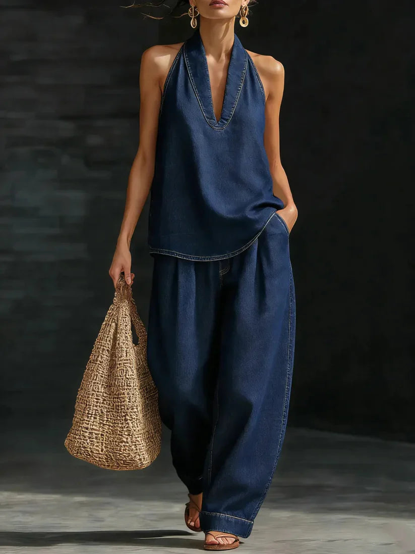 Martina | Conjunto Fluido con Escote en V
