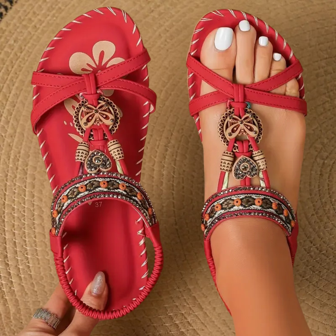 María - Sandalias estilo Ibiza que combinan comodidad y elegancia