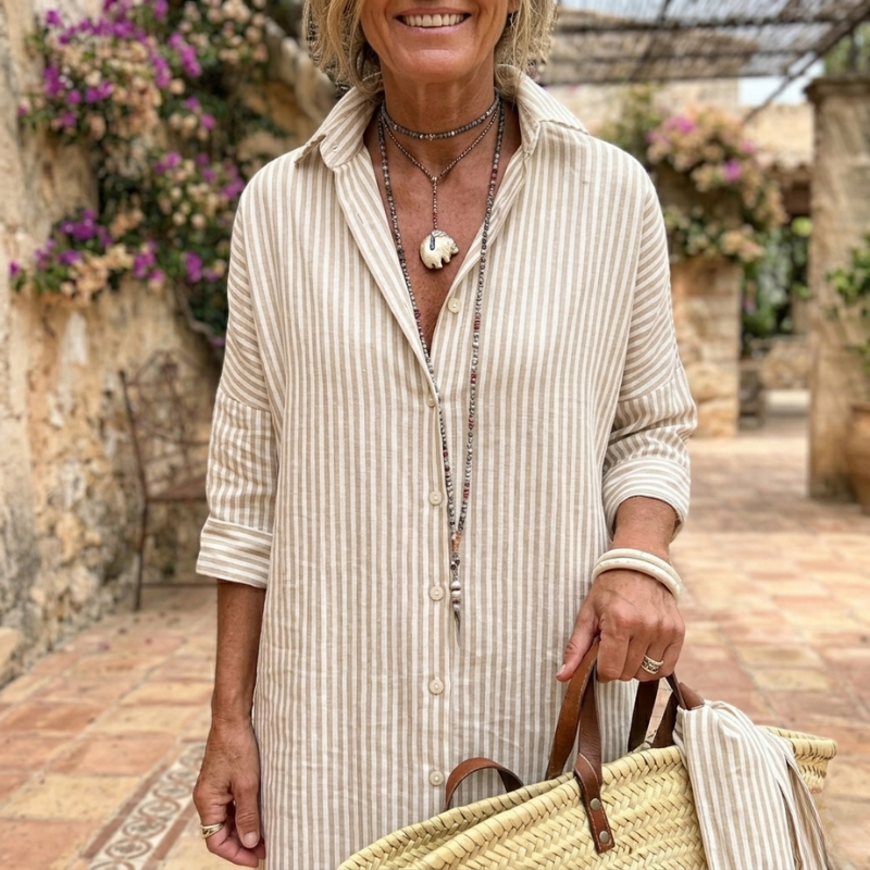 Willow | Elegante Vestido de Verano a Rayas