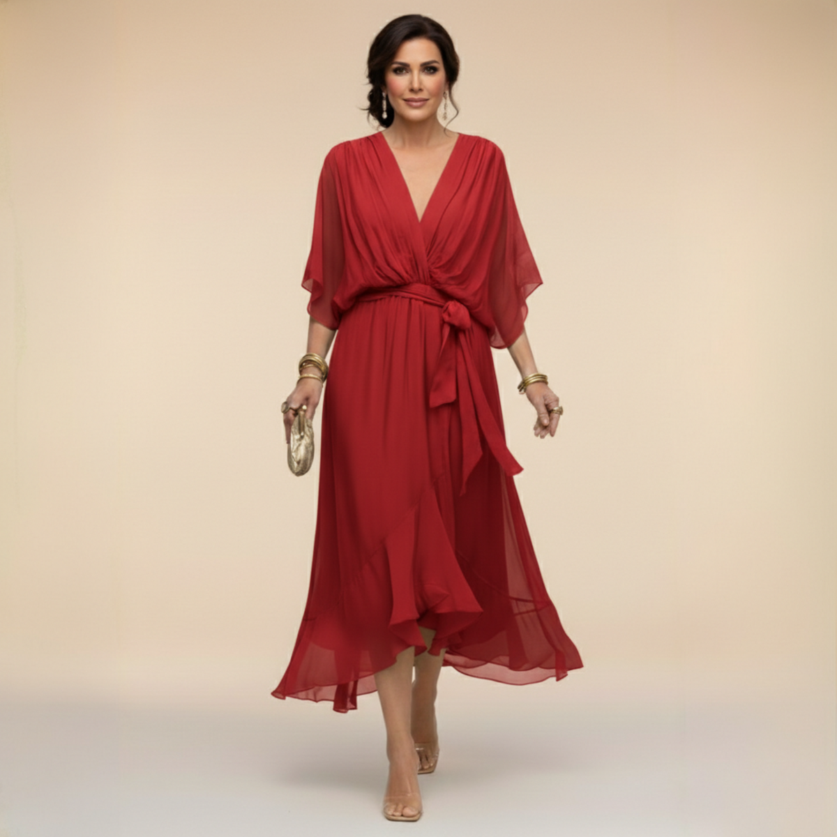 Marta | Vestido de Cuello en V