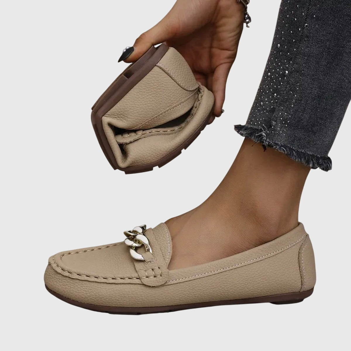 Cora | Mocasines en Tonos Discretos