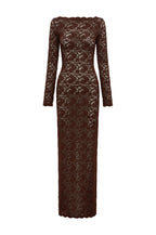 VESTIDO DE CHOCOLATE MONET