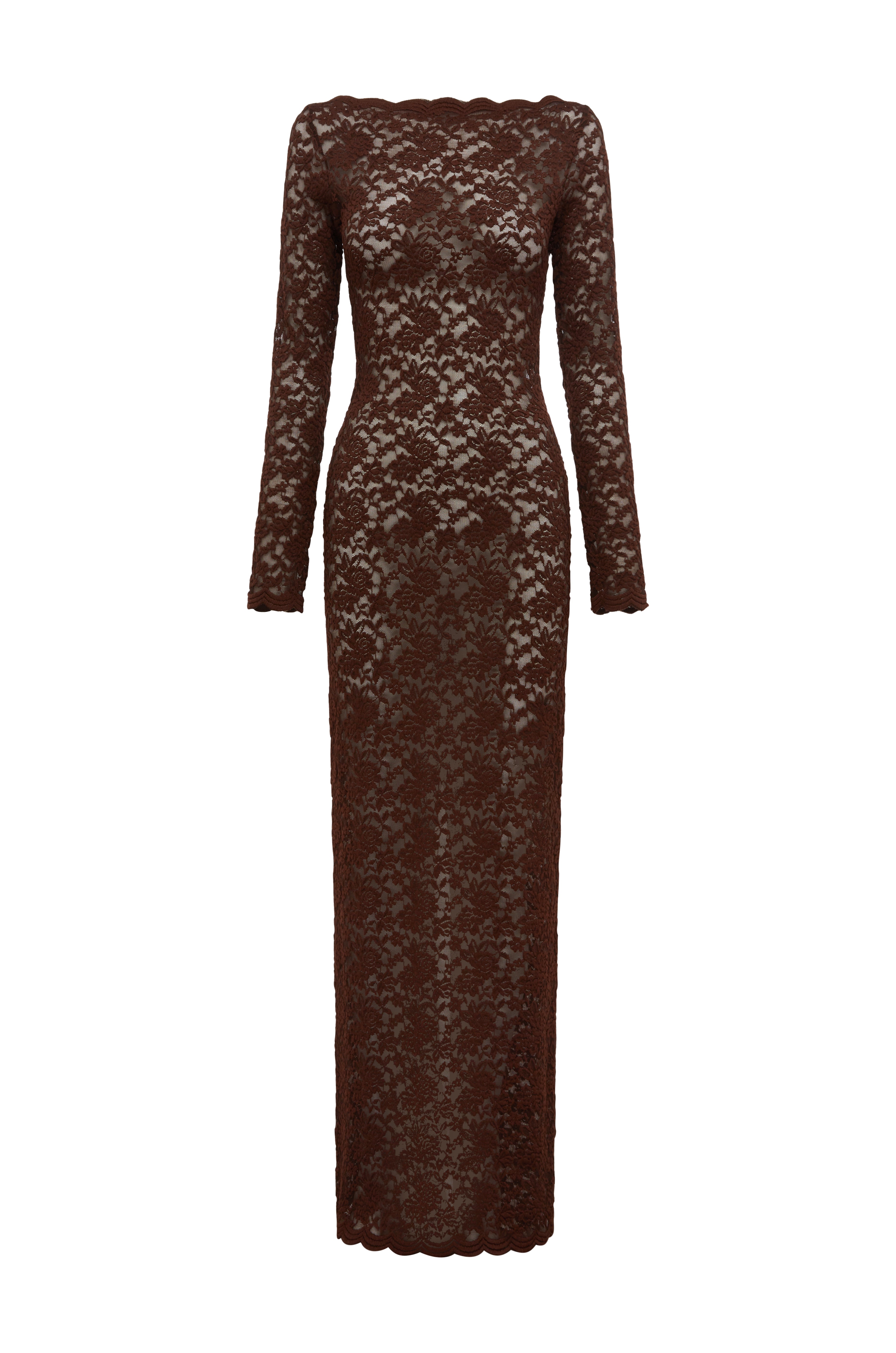 VESTIDO DE CHOCOLATE MONET