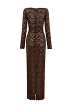 VESTIDO DE CHOCOLATE MONET