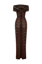 VESTIDO MILÁN DE CHOCOLATE