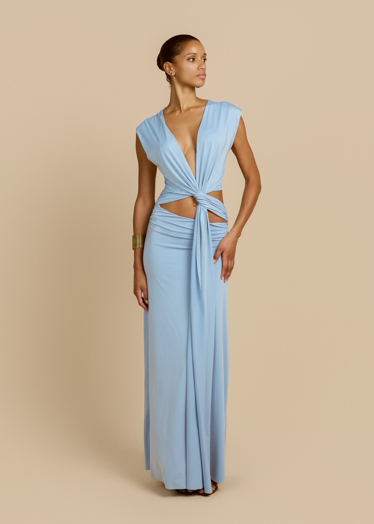 VESTIDO DE JADE AZUL