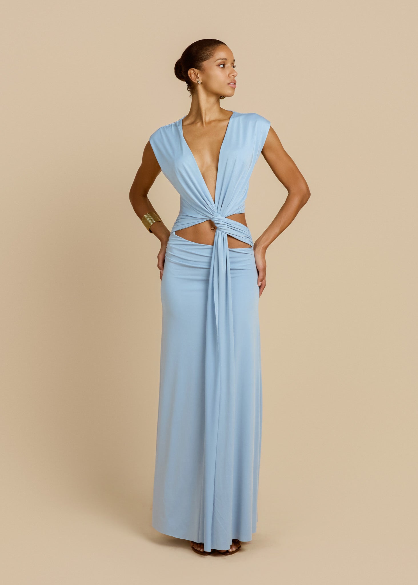 VESTIDO DE JADE AZUL